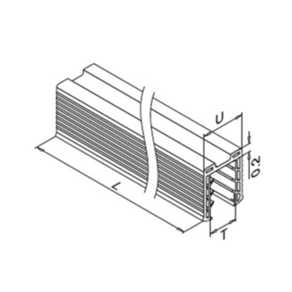 5042 - Easy Glass Rubber Profile for 6920 Cap Rail