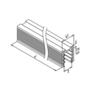 5042 - Easy Glass Rubber Profile for 6920 Cap Rail