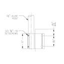 52EC - Corner Extruded Wall Flange