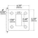 594 - Welding  Flange for Rectangular Tubing