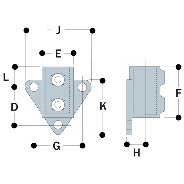 KK68 - Wall Flange