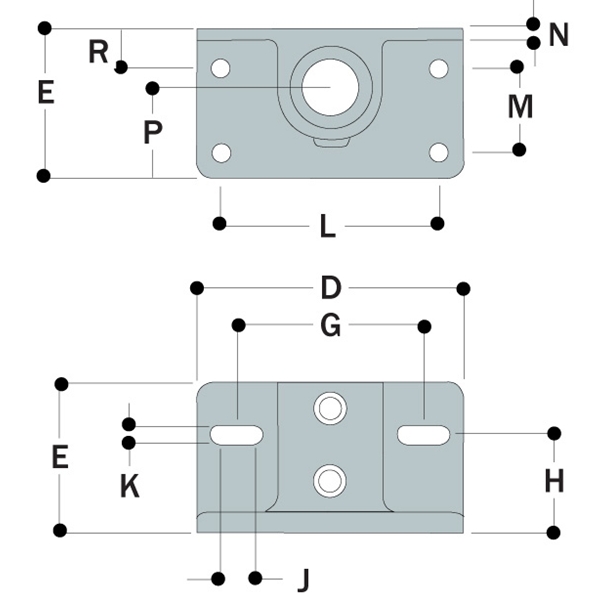 KK69 - Rail Flange With Toe Board Adapter