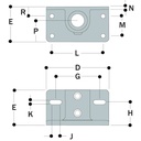 KK69 - Rail Flange With Toe Board Adapter