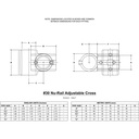 30 - Nu-Rail Adj. Cross