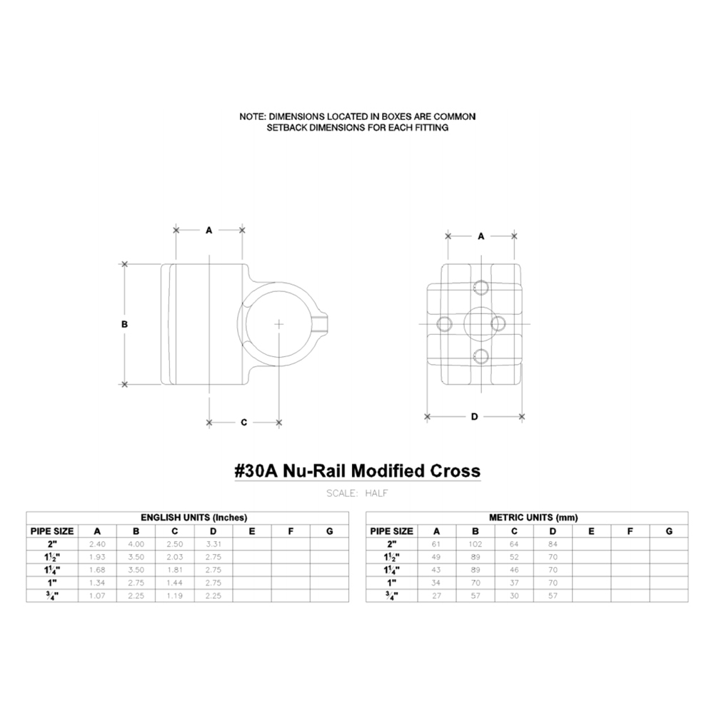 30A - Nu-Rail Modified Cross