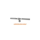 Wall Mount Handrail Bracket SlipFit 1-1/4" Pipe (1.66" Diameter) 2-1/2" Offset 6063 Mill Finish