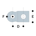 KKM50 - Male Single Swivel Socket Member