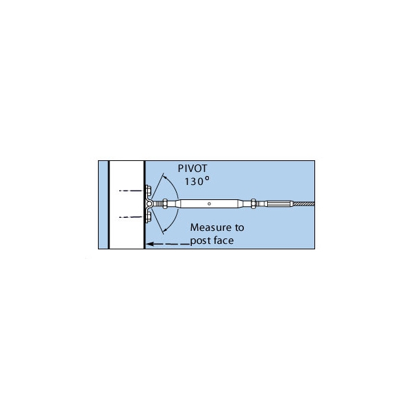 Quick-Connect® Surface Mount Turnbuckle