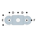 KKM51 - Male Double Swivel Socket Member