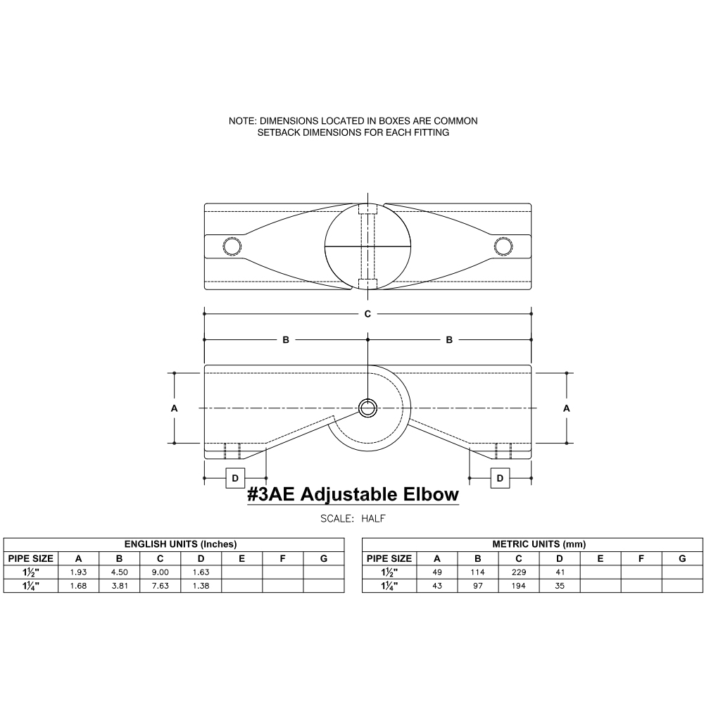 3AE - Adjustable Elbow