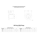 43 - Round Wall Flange