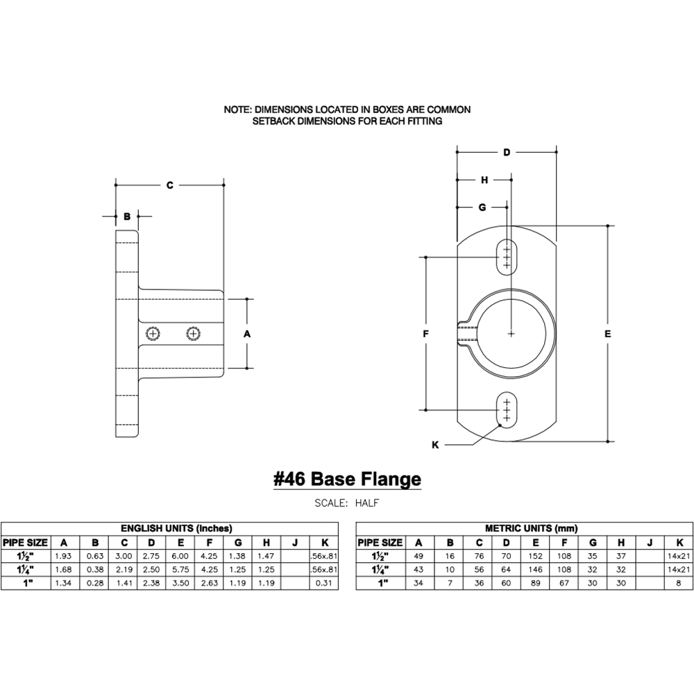 46 - Base Flange