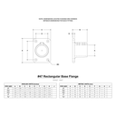 47 - Rectangular Base Flange