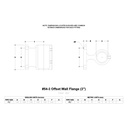 54-3 - 3" Offset Wall Flange