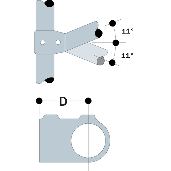 KK86 - Angle Tee