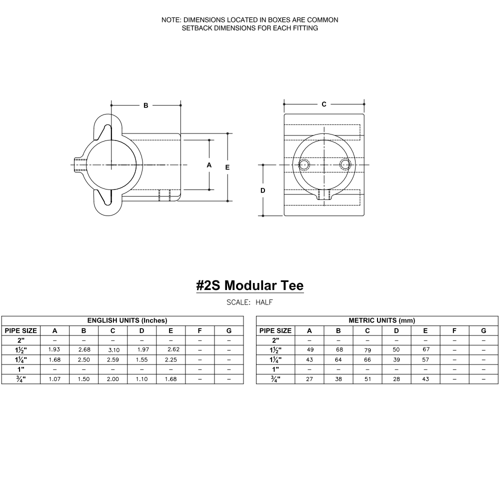 2S - Modular Tee