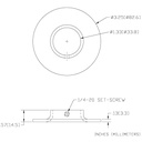 WAG-621 - Plain Flange With Set Screw