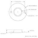 WAG-619 - Flange With Two Holes