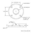 WAG-1423 - Heavy Base Plain Flange With Set Screw And Four Holes