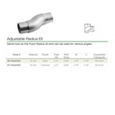 731A - Adjustable Radius Ell