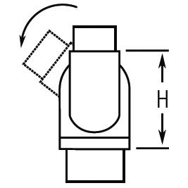 732A - Adjustable Flush Ell