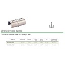 830U - Internal Splice/Connector For Round Channel Tubing