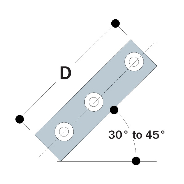 KK30 - 30 to 45 degree Adjustable Cross