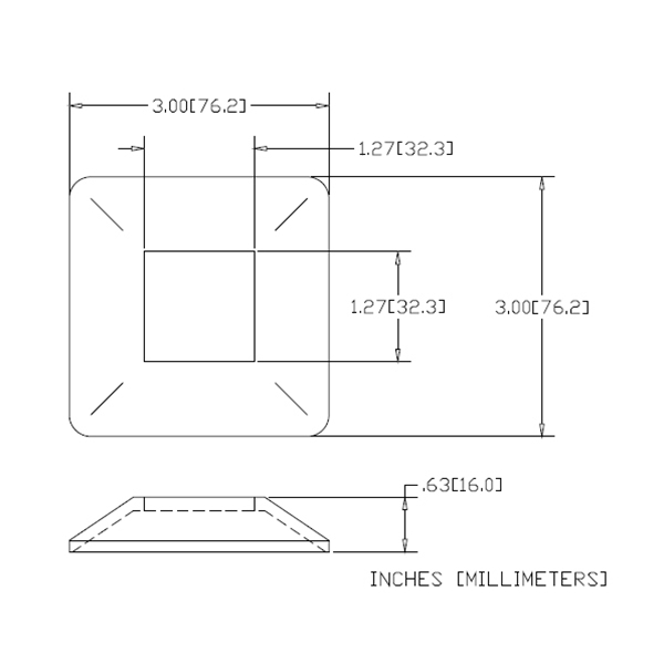 WAG-8079 - Slip-On Cover Plate