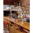 866 - Bar Service Rail with Wall Flanges