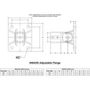 46AHD - Heavy Duty Adjustable Base Flange