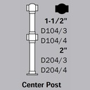 DLBPCEP - Double Line Ball Posts - Center Post