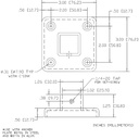 WAG-8905 - Flange With Four Countersunk Holes and Set Screw