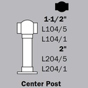 LLBPCEP - Low Line Ball Posts - Center Post