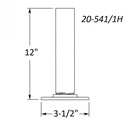 20-541 - Steel Flange w/ Steel Insert