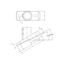 46AF4 - Angle Flange (24-27 deg - 5/8"x1" slots)