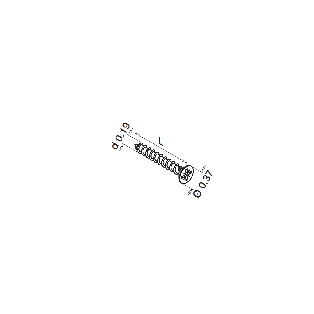 QS-0220 - Stainless Steel 316 Screw