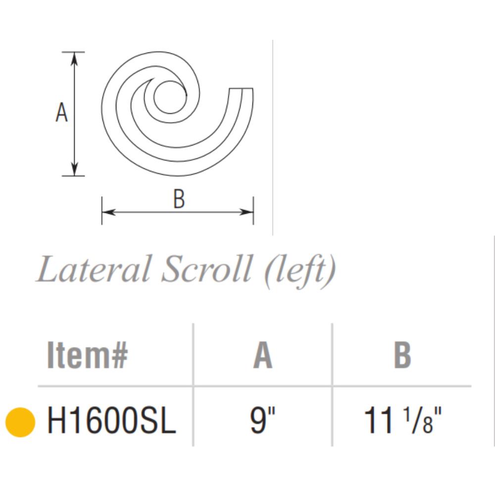 H1600SLR - Lateral Scroll