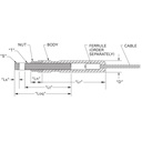 A-JTB - Adjust-A-Body with Threaded Bolt Tensioner (For metal posts only)