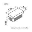 RL5727 - Rectangular Line End Caps