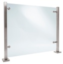 GS508SP/42 - 42" Square Spider Post for 1/2" or 3/4" Glass