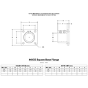 45CE - Square Flange Closed End