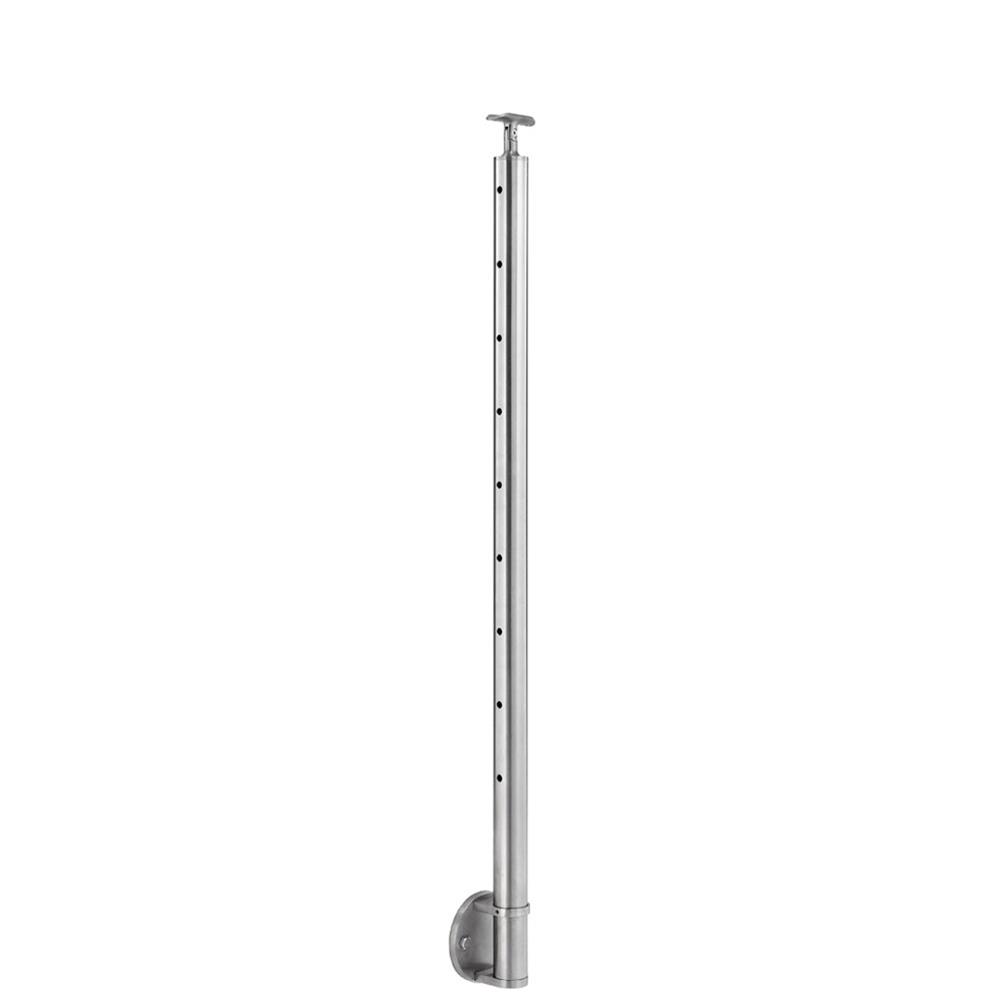 C424/36/W/B - Fascia Mount 36" Post for 1/8" or 3/16" Cable