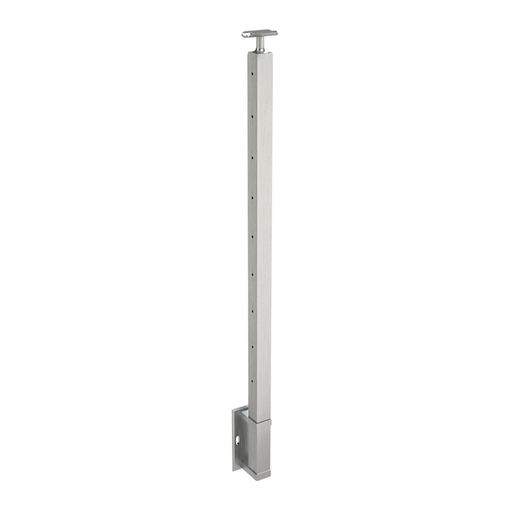 CS161/36/W - C.A.T. Fascia Mount 36" Post for 1/8" Cable and 1.67" Round Handrail