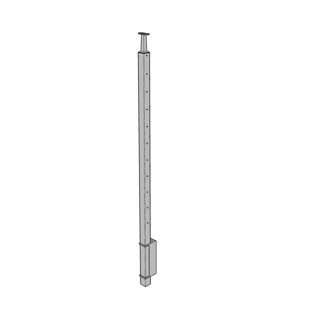 CS40/42/W - Fascia Mount 42" Square Posts for 1/8" or 3/16" Cable