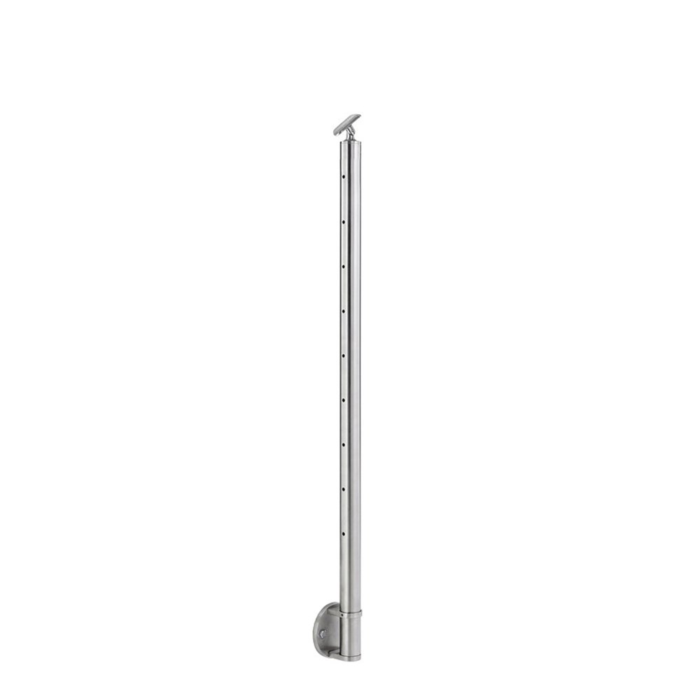 CS424/36/W - Fascia Mount 36" Post for 1/8" Cable and 1.67" Round Handrail