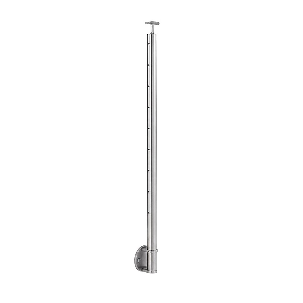 CS424/36/W - Fascia Mount 36" Post for 1/8" Cable and 1.67" Round Handrail