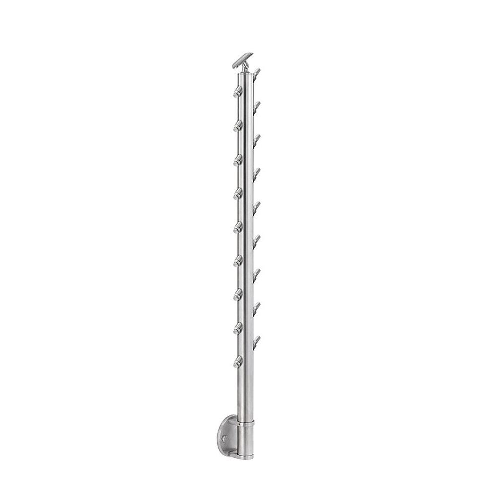 CS424/36/W/F - Fascia Mount 36" Post for 1/8" Cable and Square/Rectangular Handrail