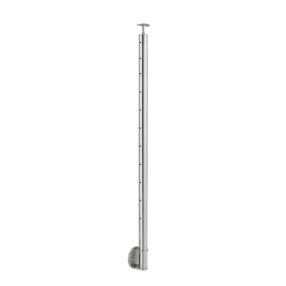 CS424/36/W/F - Fascia Mount 36" Post for 1/8" Cable and Square/Rectangular Handrail