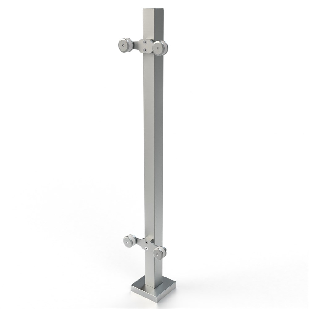 GS508SP/42 - 42" Square Spider Post for 1/2" or 3/4" Glass