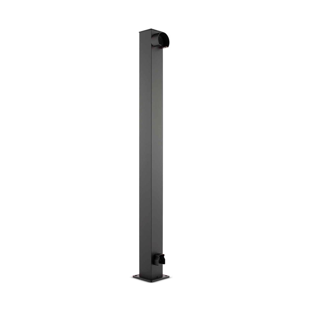 GS635/36/F - Floor Mount 36" Post for Glass Railing